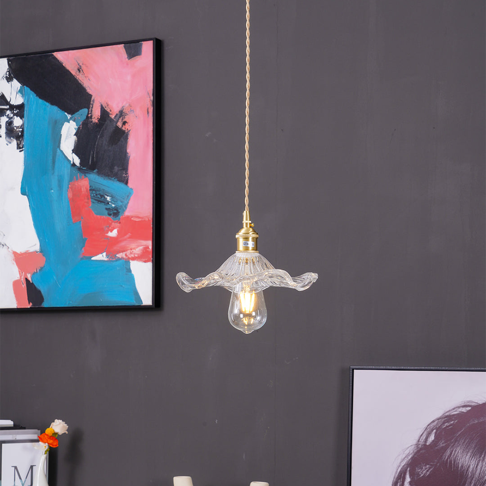 Trendy Hibiscus Flower Pendant Lamp - FlowerLite