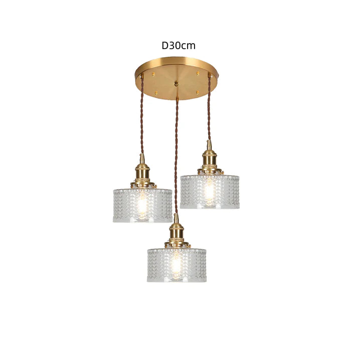 Vintage Crystal Pendant Lamp - Celeste
