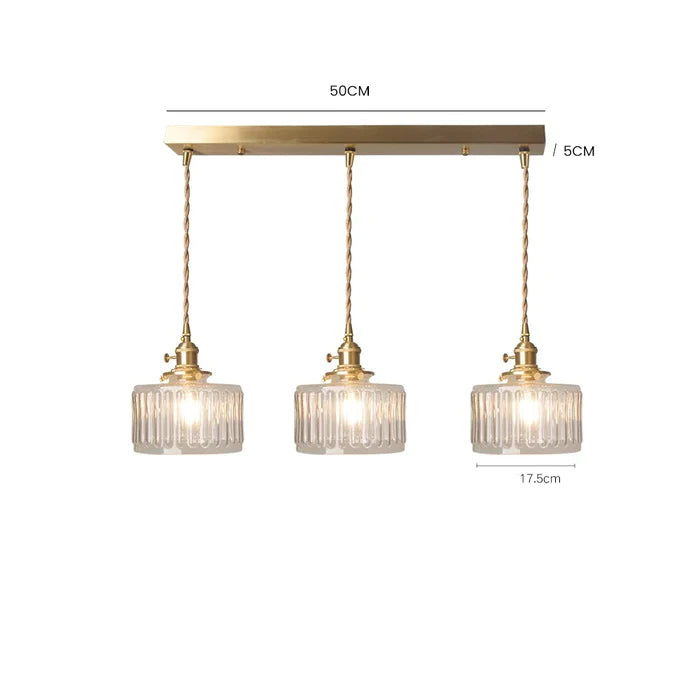 Vintage Crystal Pendant Lamp - Celeste