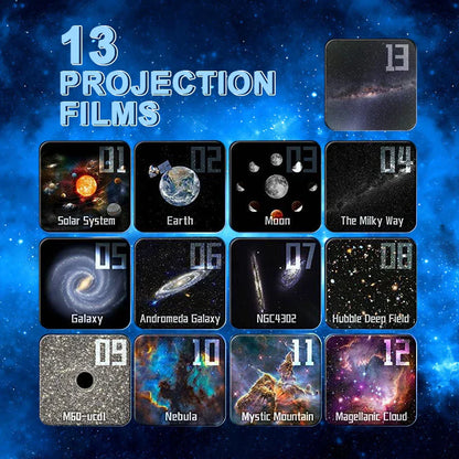 13-in-1 Galaxy Night Light & Projector – Orion